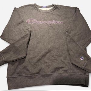 Men’s Large Vintage Champion grey crewneck